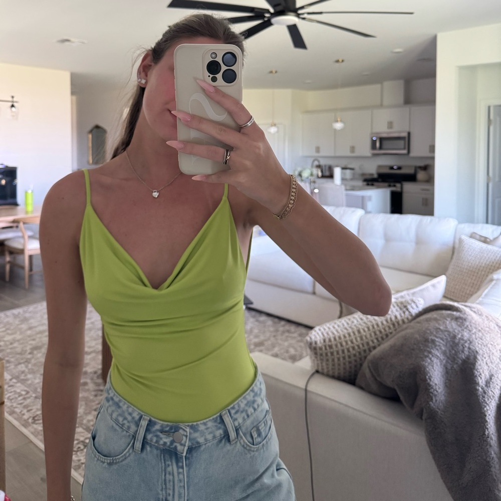 Lime Green Women's Cami Top